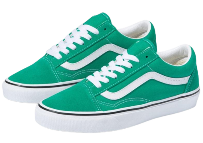 Load image into Gallery viewer, Vans Old Skool Canvas Casual Sneakers Shoes Skateboard - Pepper Green/White-0

