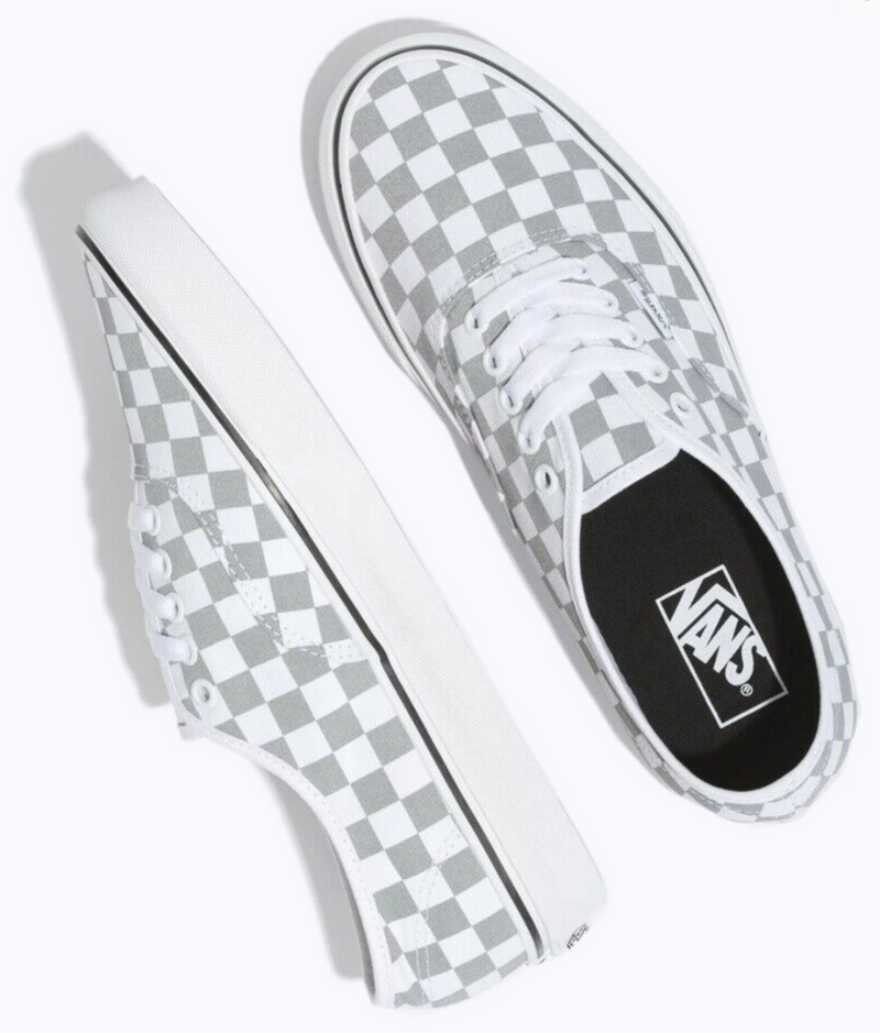 Load image into Gallery viewer, Vans Mens Authentic Canvas Shoes Eco Theory Sneakers Casual - Cosmic Check Grey-4
