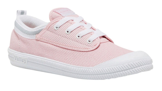 Volley International Mens Sneakers Casual Lace Up Shoes Canvas - Musk Stick Pink-1