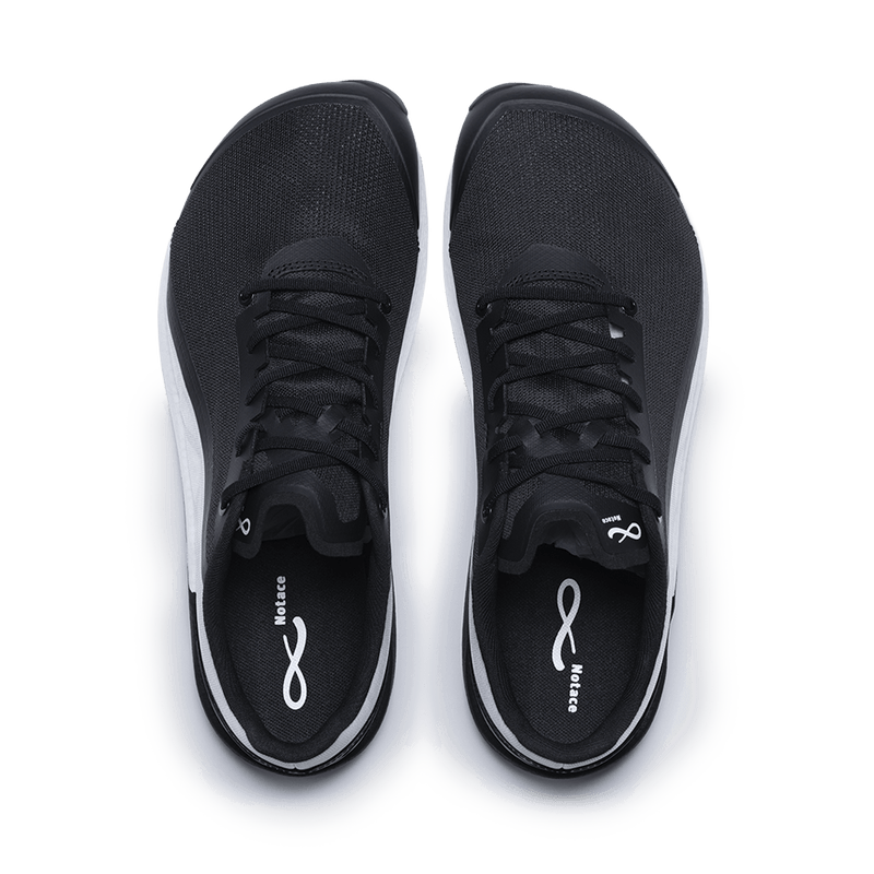 Load image into Gallery viewer, Notace Michi 1 Men's Natural Road Running Shoe – Black/White
