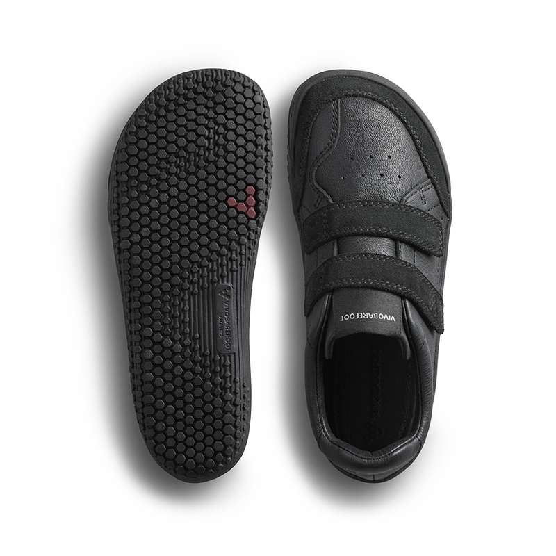 Load image into Gallery viewer, Vivobarefoot Gobi Sneaker School Preschool Obsidian-1
