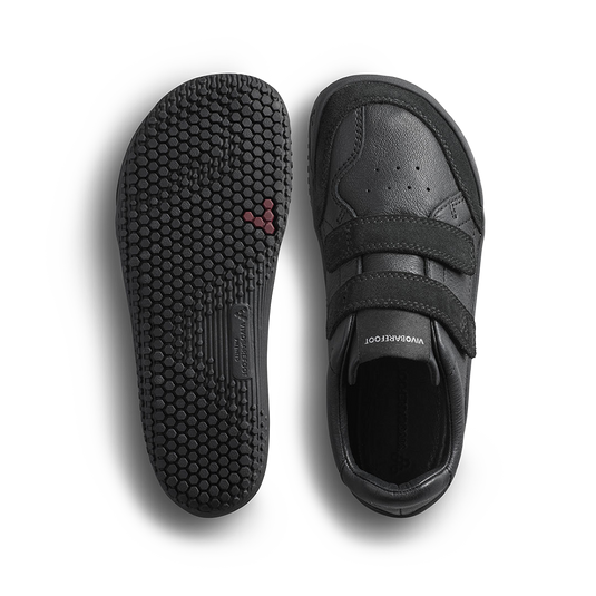Vivobarefoot Gobi Sneaker School Preschool Obsidian-1