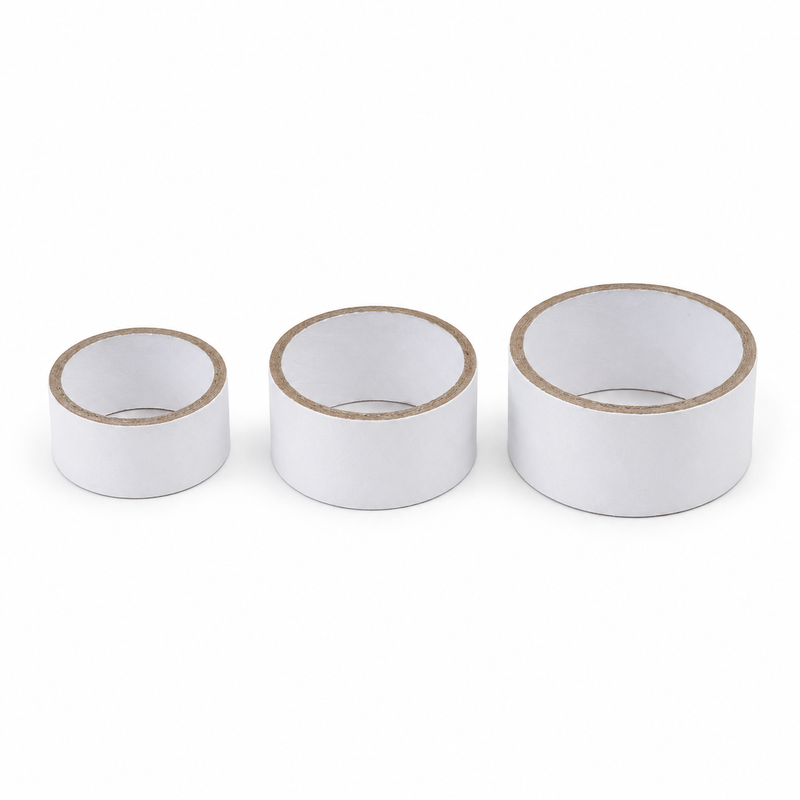 Load image into Gallery viewer, 3x Strong Cardboard Paper Tubes for Arts, Crafts, Schools, DIY + More (2cm Length, 30/40/50mm Diameters) in White-1
