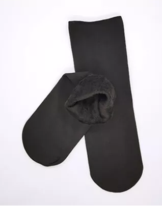 1 Pair Thick Fur THERMAL HEATED SOCKS Warm Winter Comfort Work Ski Reversible-0
