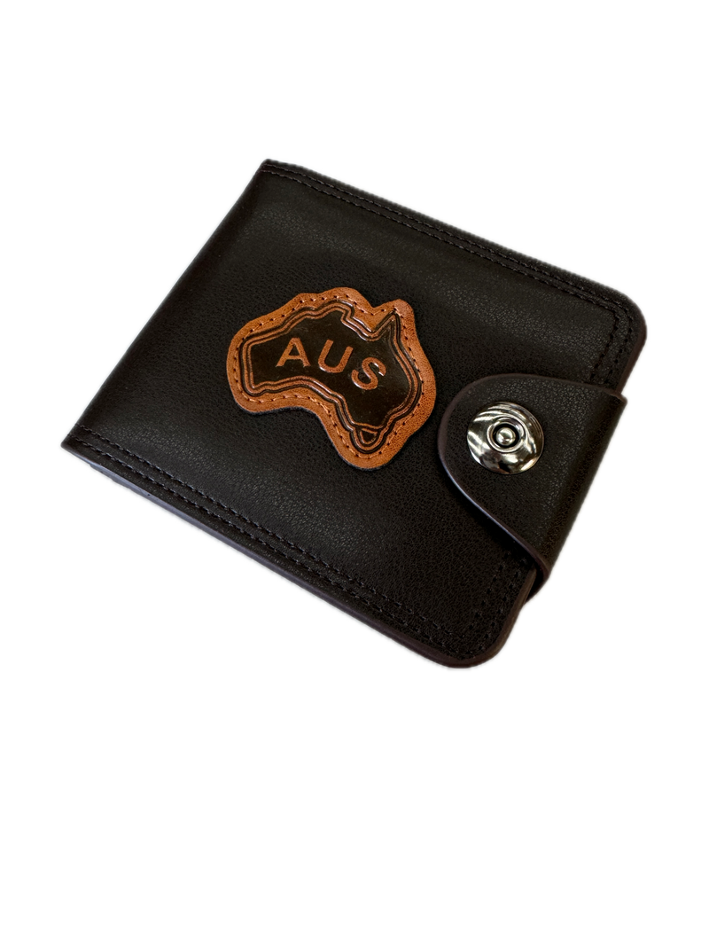 Load image into Gallery viewer, Souvenir Wallet Australia Classic AUS in Brown-2
