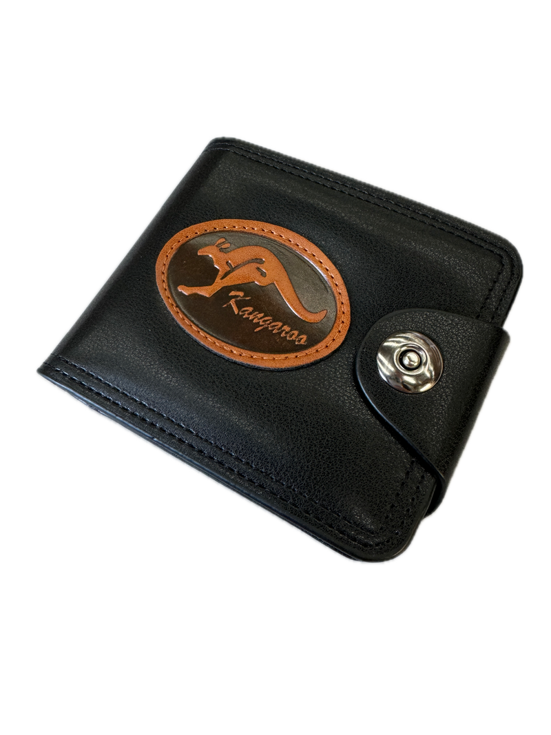 Load image into Gallery viewer, Souvenir Wallet Australia Classic Australian Kangaroo in Black-2

