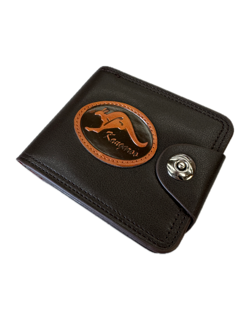 Load image into Gallery viewer, Souvenir Wallet Australia Classic Australian Kangaroo in Brown-2
