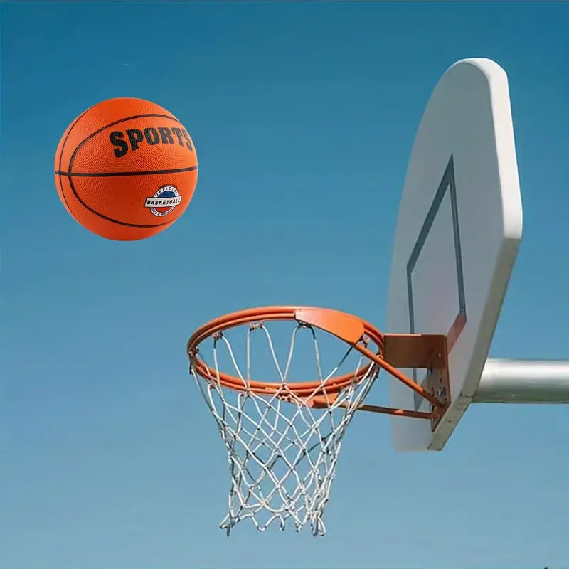 Load image into Gallery viewer, Classic Rubber Basketball Training Standard Size Downtown for NBA- Black/Orange-2
