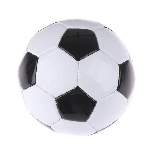 Classic Soccer Ball Football Training Standard Size 5 - Black/White-2
