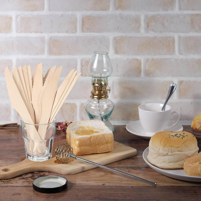 Load image into Gallery viewer, 1800x 16.5cm Disposable Wooden Knives Cutlery Knife - Extra Strong (Bulk)-4
