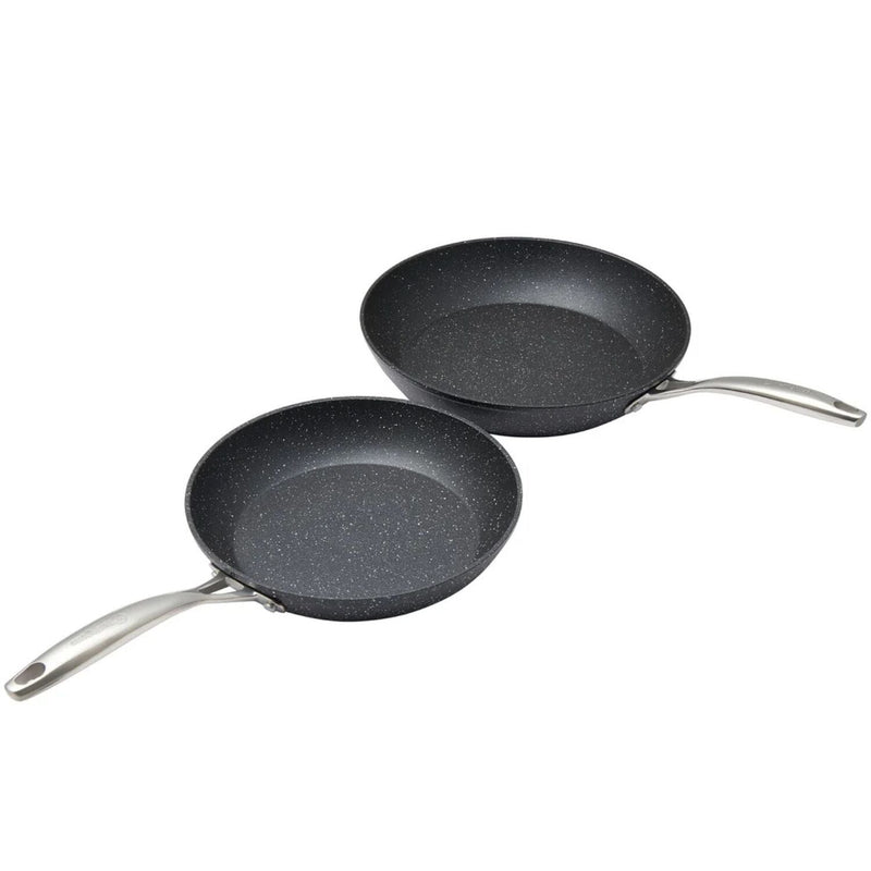 Load image into Gallery viewer, 2pc Westinghouse 24cm/28cm Frypan Set Multi-Layer Non-Stick Home Cooking Black-3

