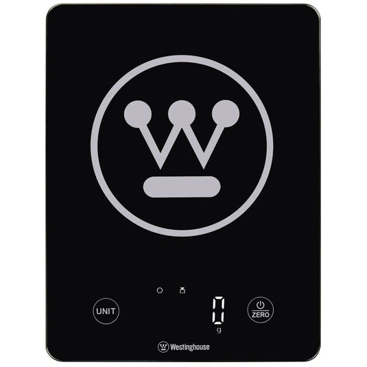 Westinghouse 10kg Slimline Electronic Digital Kitchen Scales in Black (WHKS04K)-1