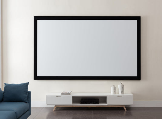 Westinghouse 120" Fixed Frame Projector Screen Theatre Projection Wall Mountable 16:9-1