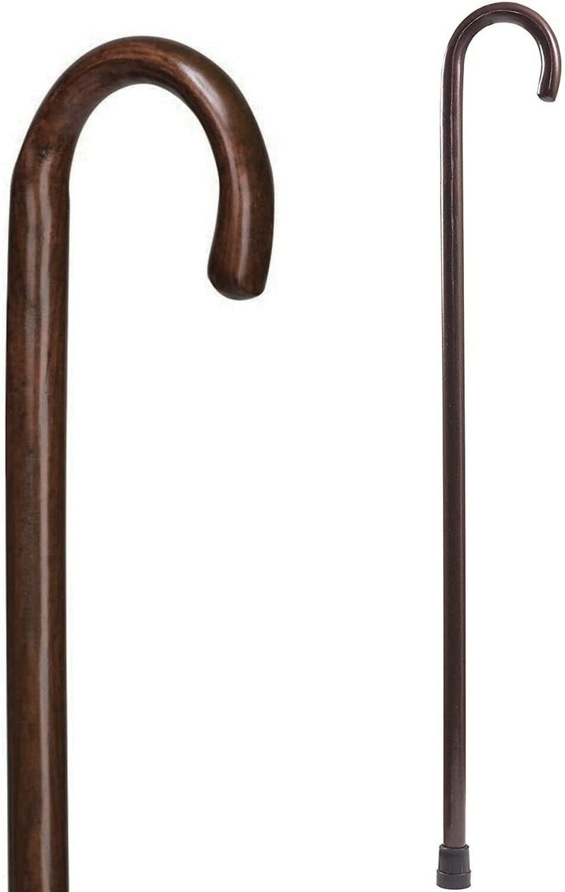 Load image into Gallery viewer, 93cm WOODEN WALKING STICK Wood Cane Pole Carved Varnished Deluxe Sturdy - Mahogany-0
