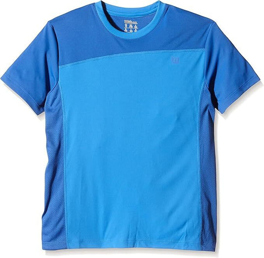 Wilson's Boys ProStaff Crew T-Shirt Top Tennis Competition Kids - Blue-1