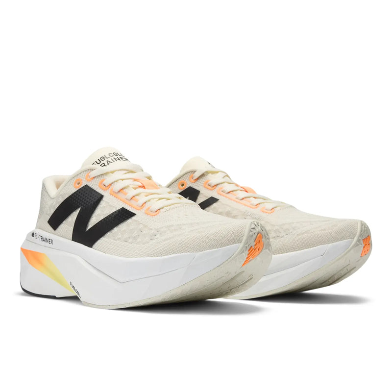 Load image into Gallery viewer, New Balance Womens FuelCell SuperComp Trainers V3 Running Shoes in Angora/Hot Mango-0
