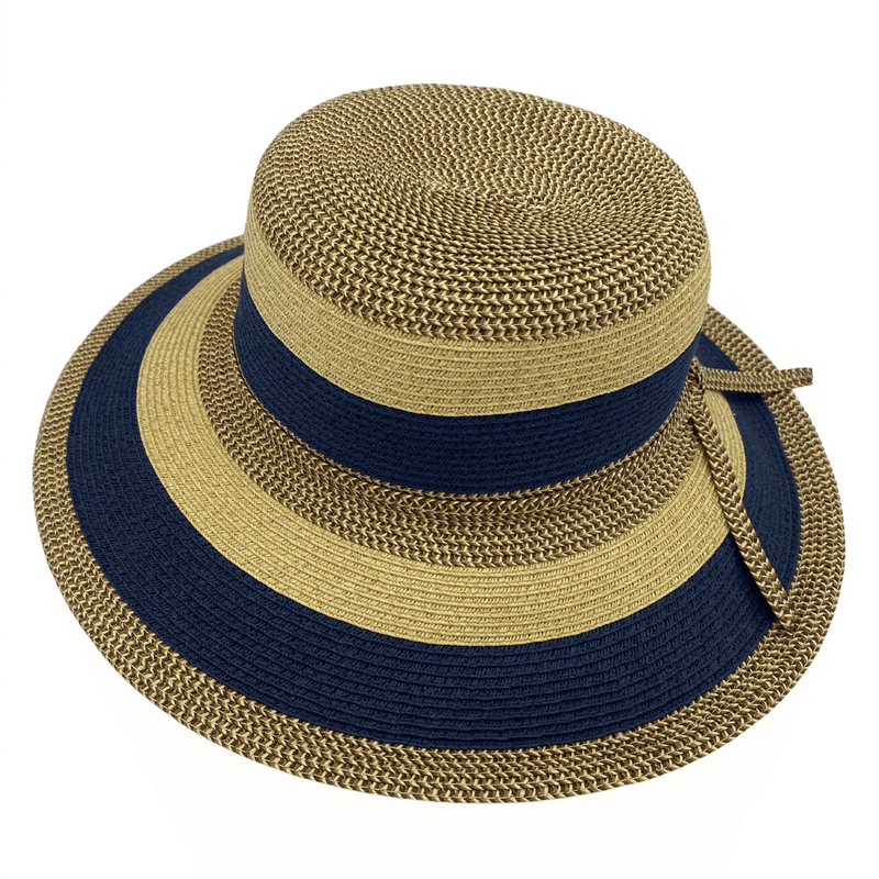 Load image into Gallery viewer, Jacaru 1752 Striped Wide Brim Hat – Adjustable | Vegan | 3 Colours | One Size
