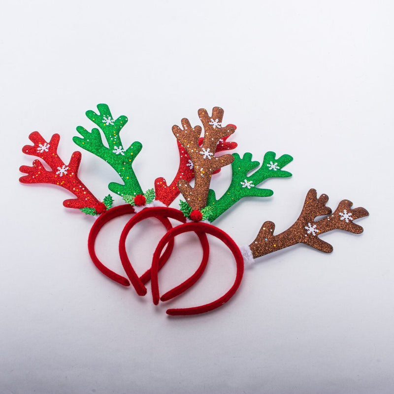 Load image into Gallery viewer, Christmas Headband Hair Hoops Xmas Party Accessory in Assorted Colours-1
