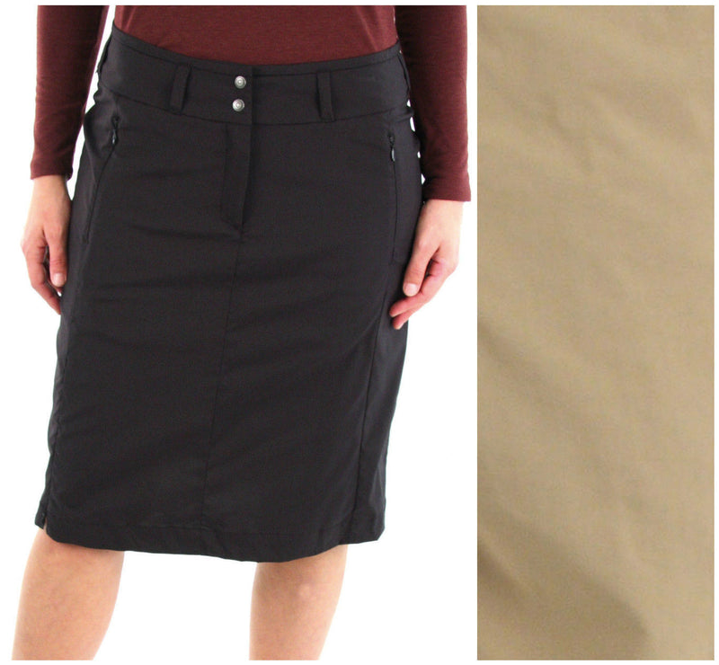 Load image into Gallery viewer, ExOfficio Outlier Skirt Meander Bend Travel Casual Outback Soft 2062-5124-1
