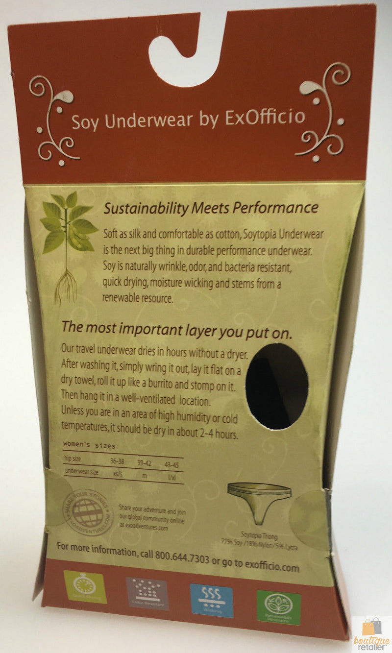 Load image into Gallery viewer, ExOfficio Womens Soytopia Seamless Undies Thong Eco Underwear Ladies Bottoms-3
