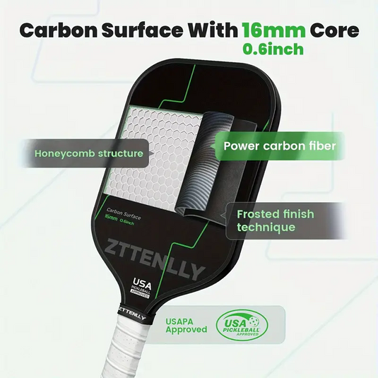 T300 Graphite Carbon Fiber Pickleball Paddles Pickle Ball Racket Racquet-2