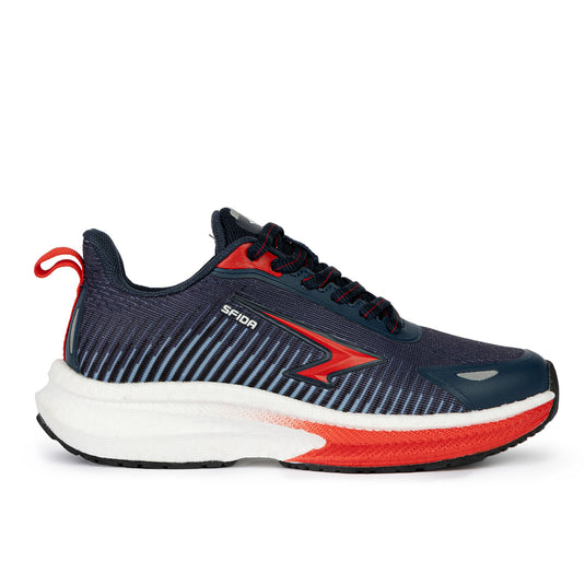 Zephyr 2.0 Boys Runners - Navy/Red Lace