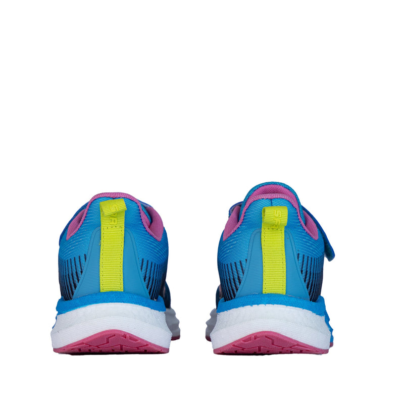 Load image into Gallery viewer, Zephyr Girl&#39;s Performance Runners V Strap - Blue/Pink
