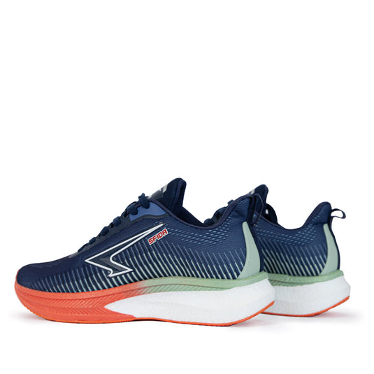 Zephyr Men's Performance Runners - Navy/Mint/Coral