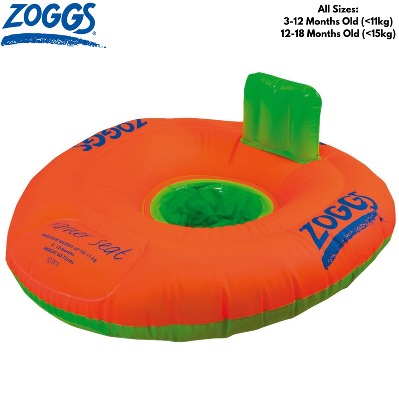 Load image into Gallery viewer, ZOGGS Stage 1 Trainer Seat Childrens Swimming Floatie Zoggy Kids Learn Training Inflatable-1
