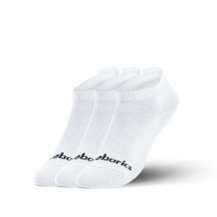 Barebarics Low Cut Barefoot Socks – White 3-Pack | Natural Fit