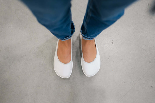 Eco-friendly Ballet Flats Be Lenka Sophie - All Chalk White