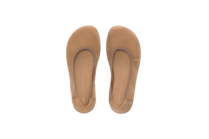 Load image into Gallery viewer, Eco-friendly Ballet Flats Be Lenka - Sophie - Toffee Brown
