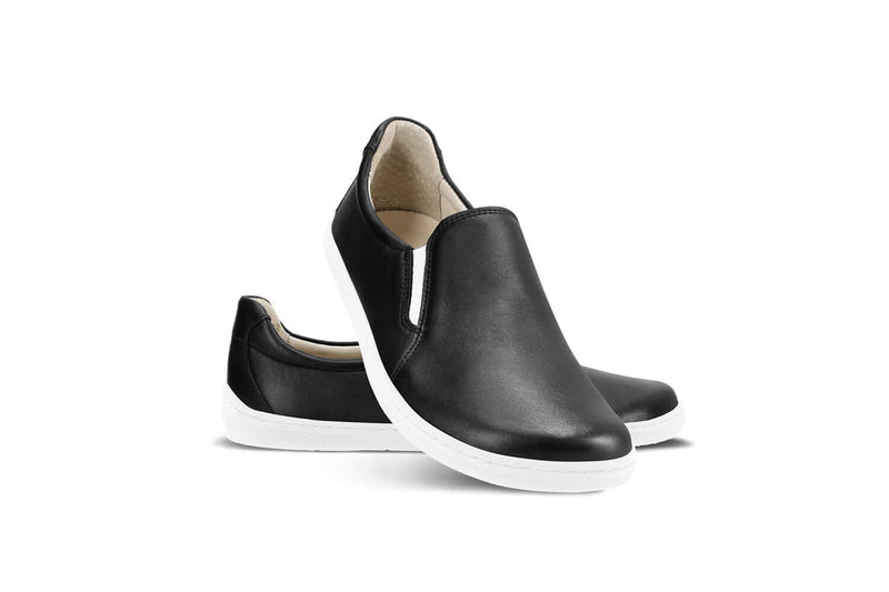 Load image into Gallery viewer, Eco-friendly Barefoot Sneakers - Be Lenka Eazy Neo - Black &amp; White
