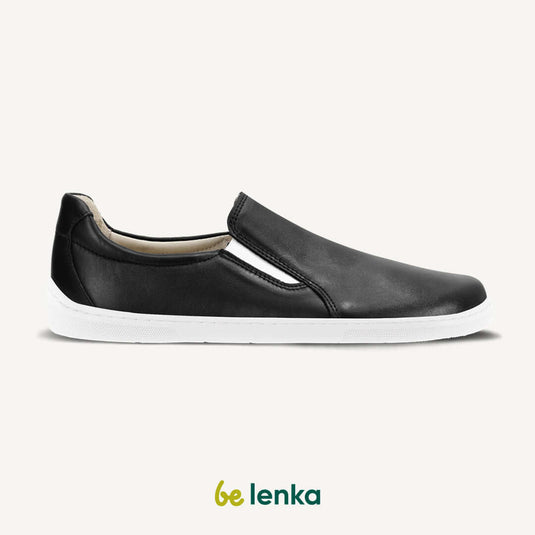 Eco-friendly Barefoot Sneakers - Be Lenka Eazy Neo - Black & White