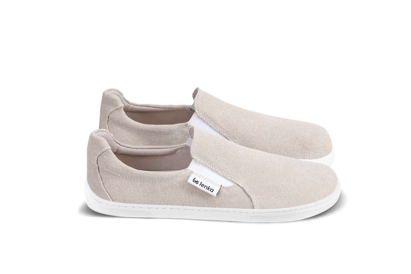 Load image into Gallery viewer, Eco-friendly Barefoot Sneakers - Be Lenka Eazy Neo - Vegan - Sand
