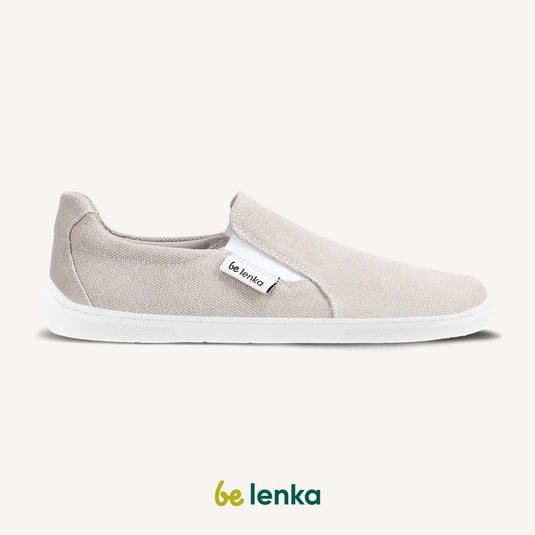 Eco-friendly Barefoot Sneakers - Be Lenka Eazy Neo - Vegan - Sand