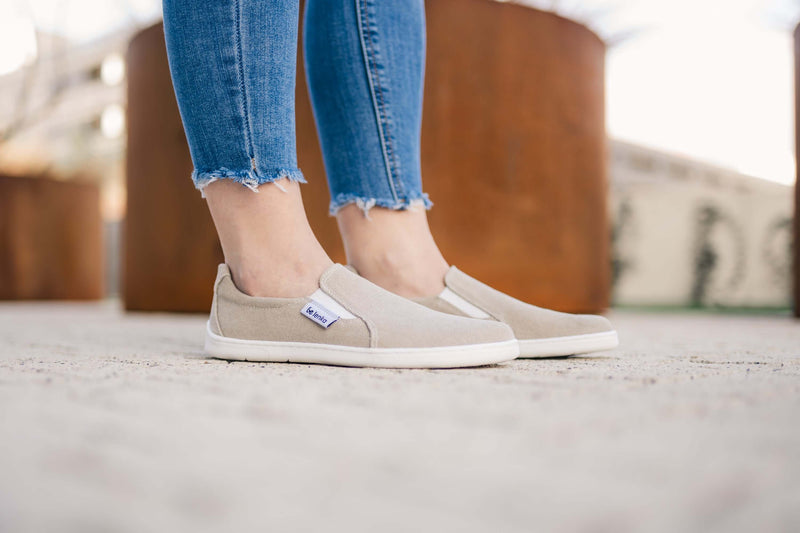 Load image into Gallery viewer, Eco-friendly Barefoot Sneakers - Be Lenka Eazy Neo - Vegan - Sand
