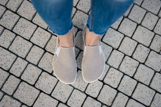 Eco-friendly Barefoot Sneakers - Be Lenka Eazy Neo - Vegan - Sand