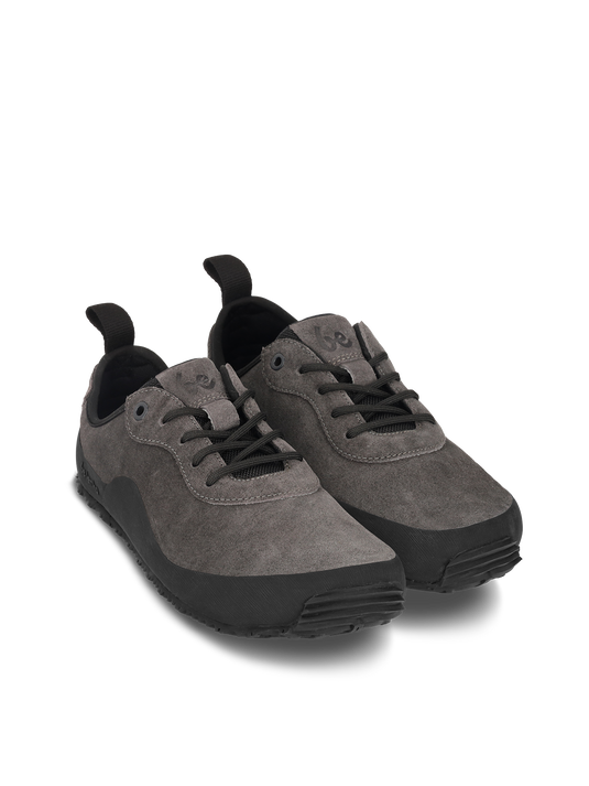 Barefoot shoes Be Lenka Trailwalker 3.0 in dark grey, perfect for outdoor adventures and city roaming.