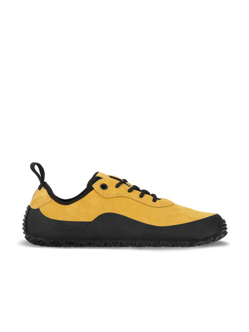 Load image into Gallery viewer, Barefoot shoes Be Lenka Trailwalker 3.0 in yellow, designed for outdoor adventures with lightweight and flexible construction.
