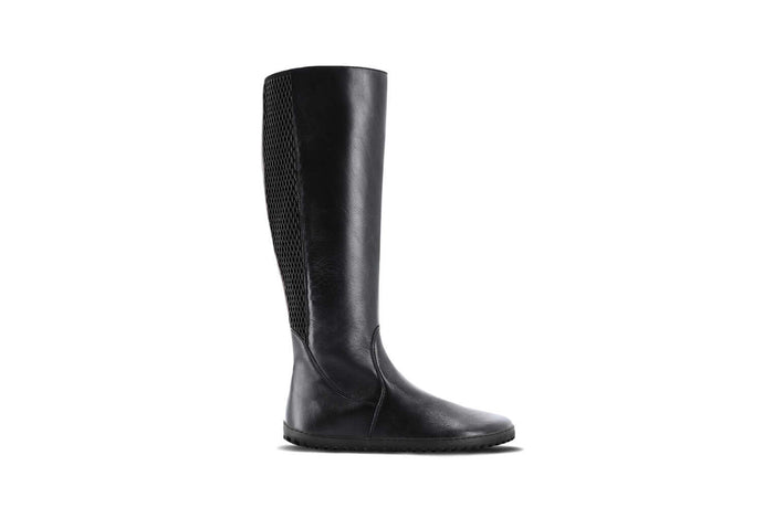 Eco-friendly Barefoot long boots Be Lenka Charlotte - Black