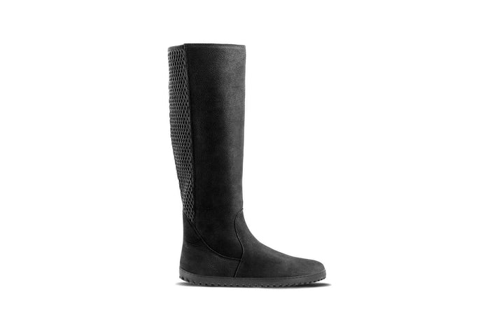 Eco-friendly Barefoot long boots Be Lenka Charlotte - Matt Black