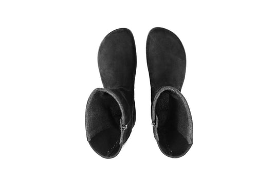 Eco-friendly Barefoot long boots Be Lenka Charlotte - Matt Black