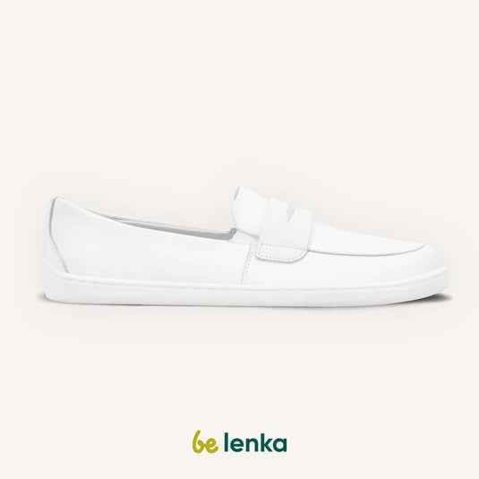 Eco-friendly Barefoot Moccasins Be Lenka Buena - All White