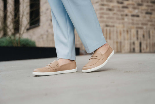 Eco-friendly Barefoot Moccasins Be Lenka Buena - Latte Brown