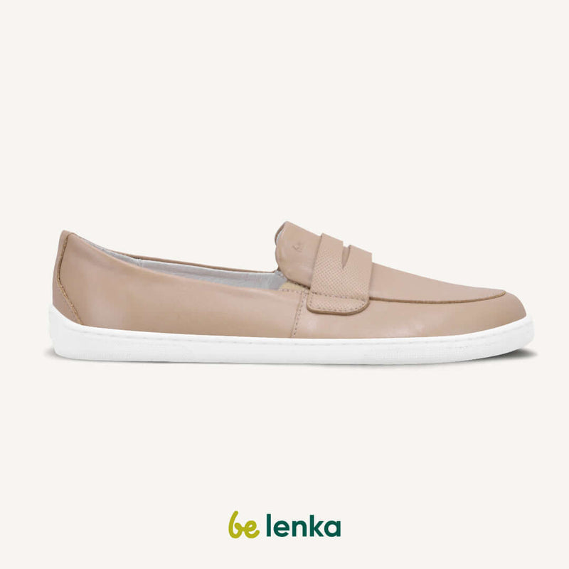 Load image into Gallery viewer, Eco-friendly Barefoot Moccasins Be Lenka Buena - Latte Brown
