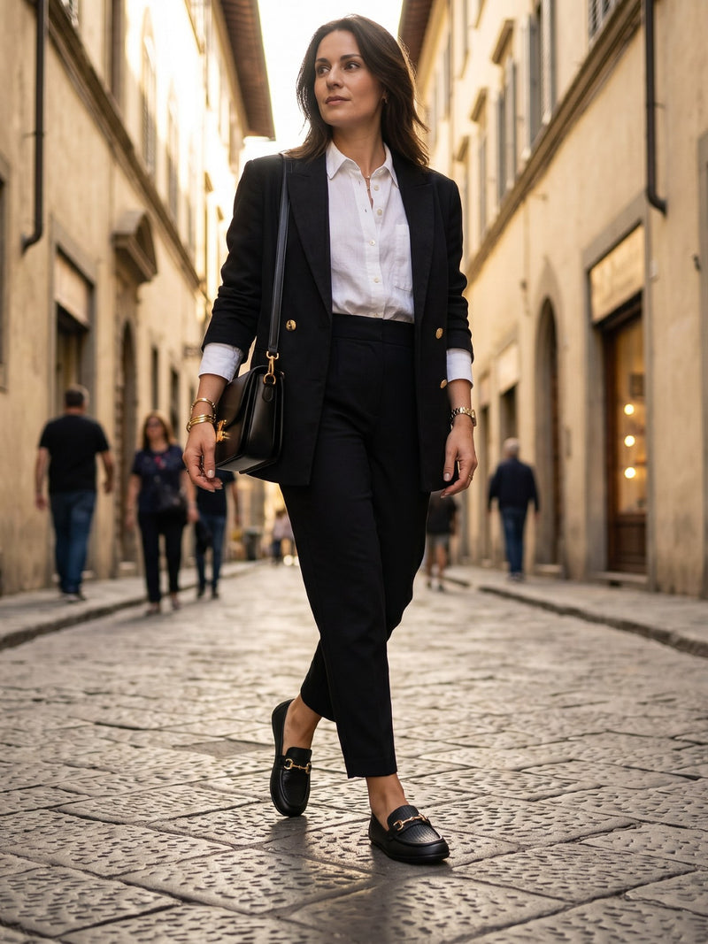 Load image into Gallery viewer, Barefoot Moccasins Be Lenka Divella - Black &amp; Gold
