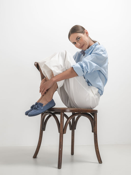 Barefoot Moccasins Be Lenka Fiorela - Soft Blue