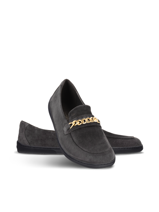 Barefoot Moccasins Be Lenka Prestage - Dark Brown & Gold