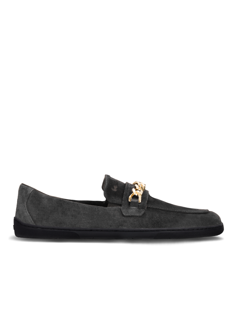 Load image into Gallery viewer, Barefoot Moccasins Be Lenka Prestage - Dark Brown &amp; Gold
